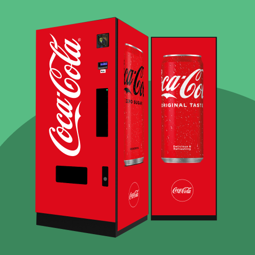 Coca Cola dryckesautomat - Dryck