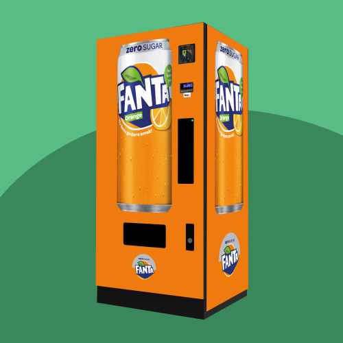 Fanta dryckesautomat - Dryck